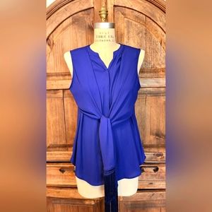 Chico's fringed blouse.